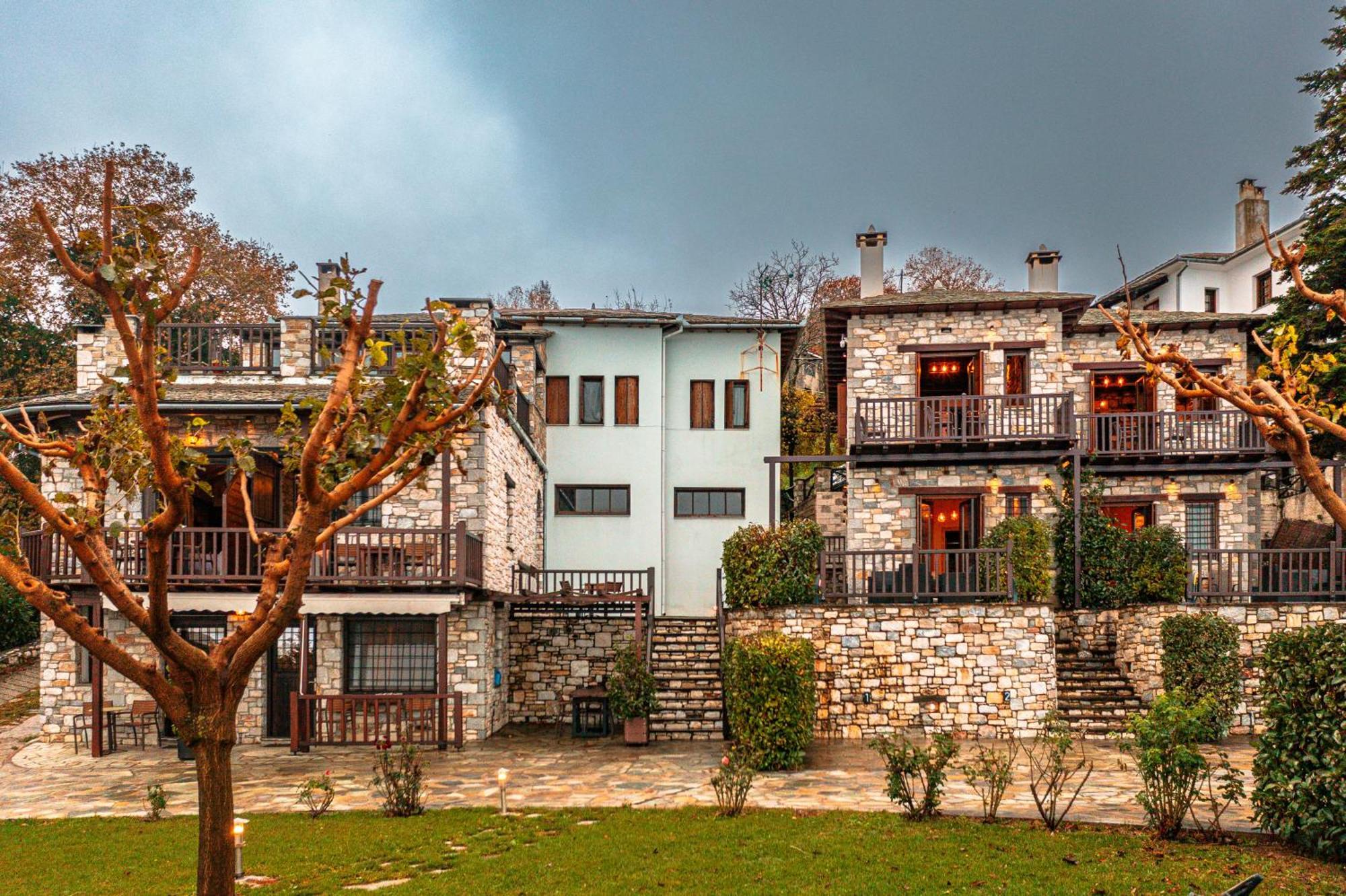 Mple Feggari Apartment Mouresi Bagian luar foto