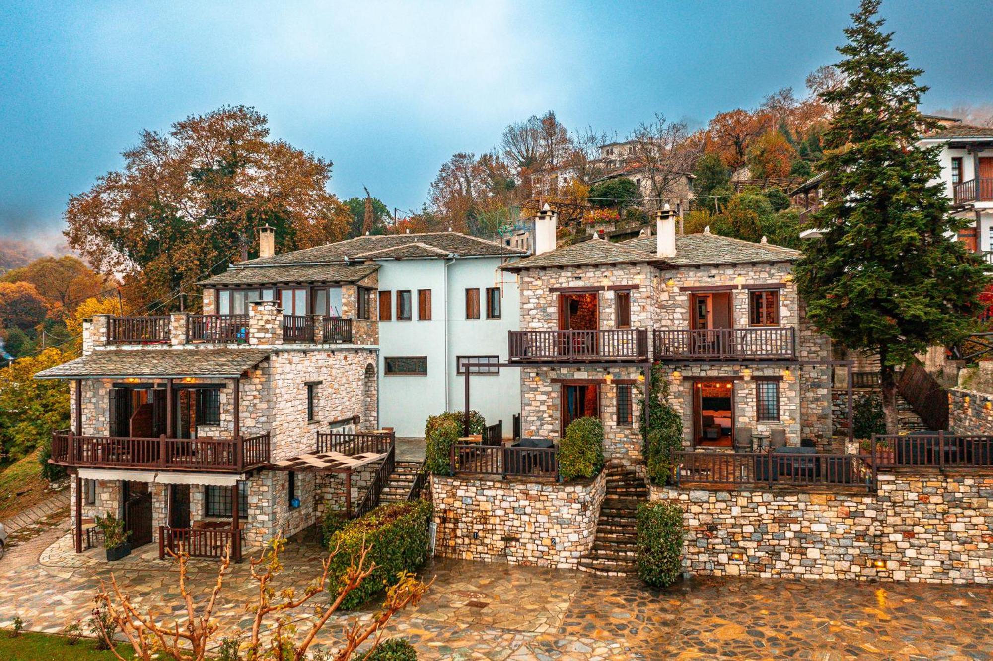 Mple Feggari Apartment Mouresi Bagian luar foto