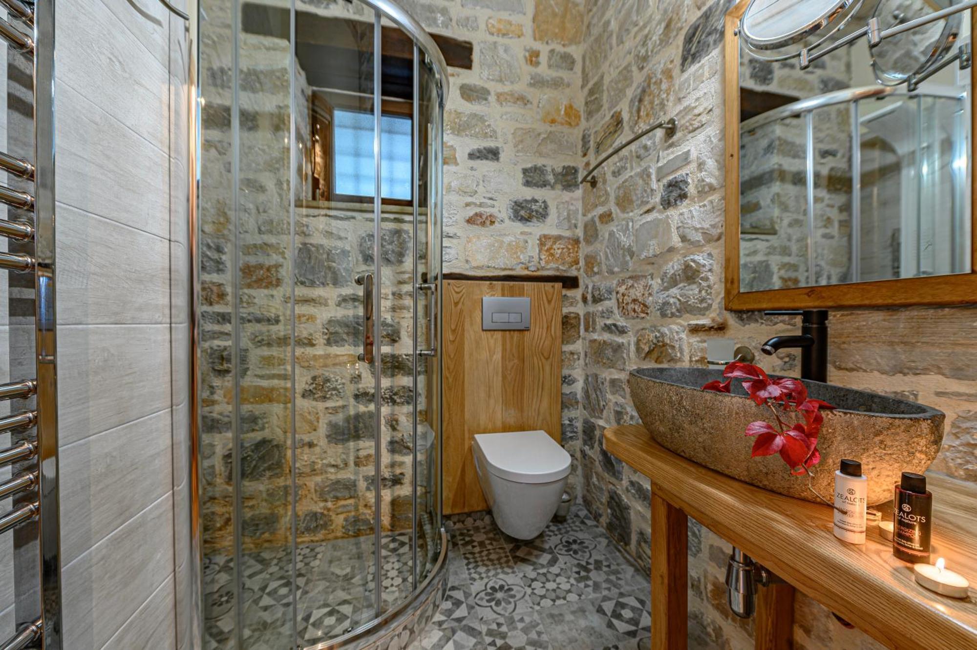 Mple Feggari Apartment Mouresi Bagian luar foto