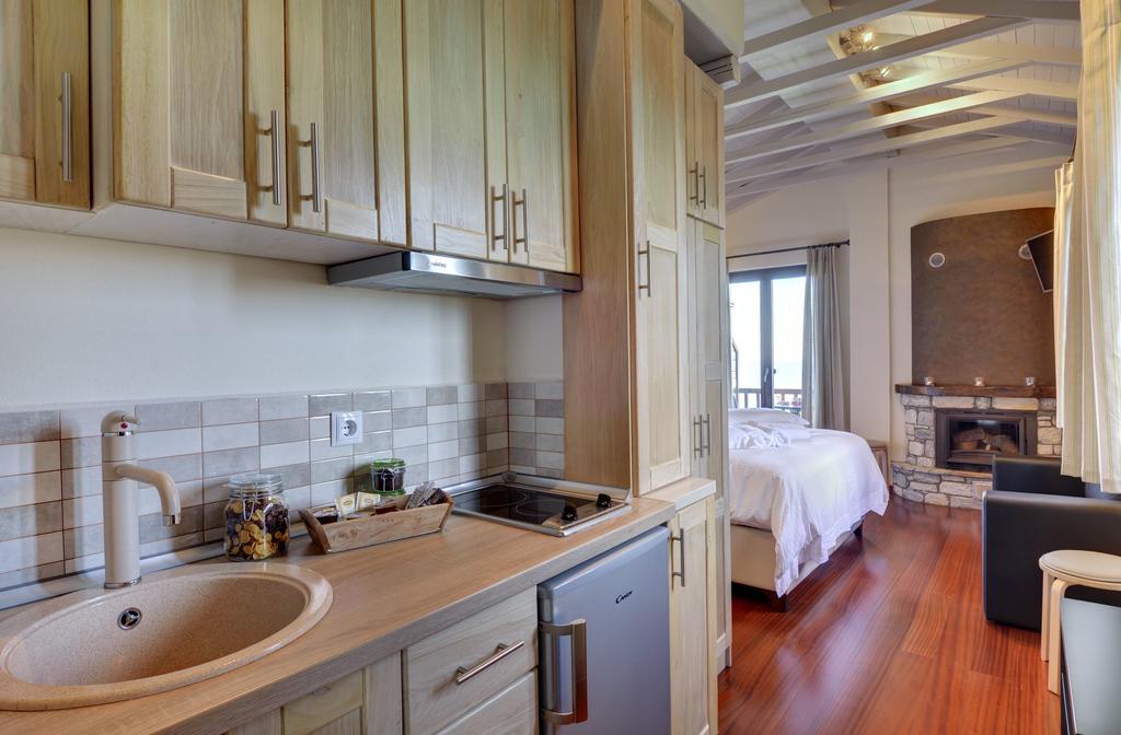 Mple Feggari Apartment Mouresi Bagian luar foto